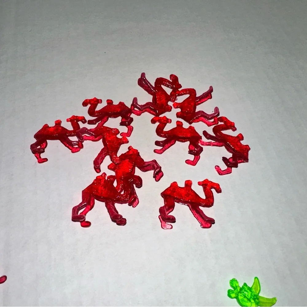 Retro Animal Drink Hangers Mermaid Red Bull Monkeys Donkeys Cute Neon Vintage